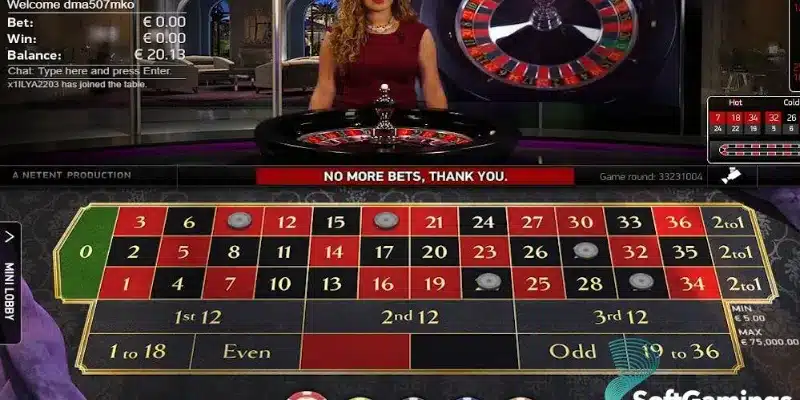 Các loại cược và tỷ lệ thanh toán trong Live Roulette Kubet